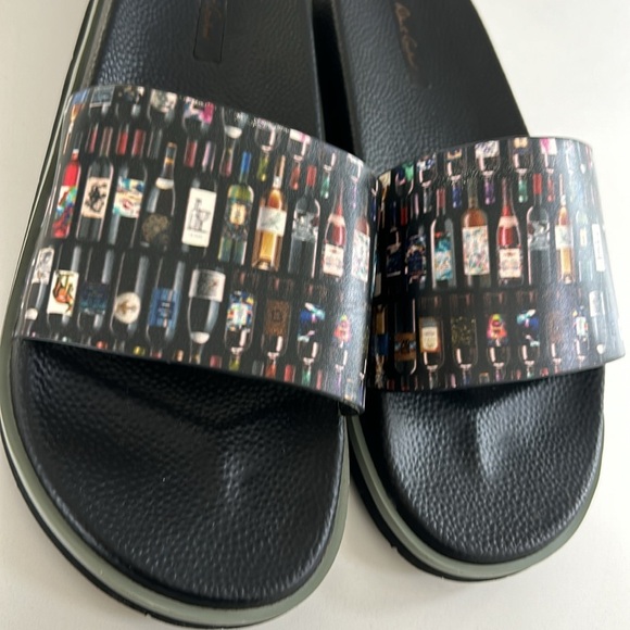 Robert Graham SHIRAZ Wine Bottle Slide Sandals Slip On Size 12 - Picture 3 of 16